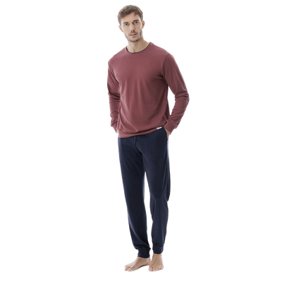 Jamas Pigiama da Uomo in Cotone Caldo IJ2138 2410S54