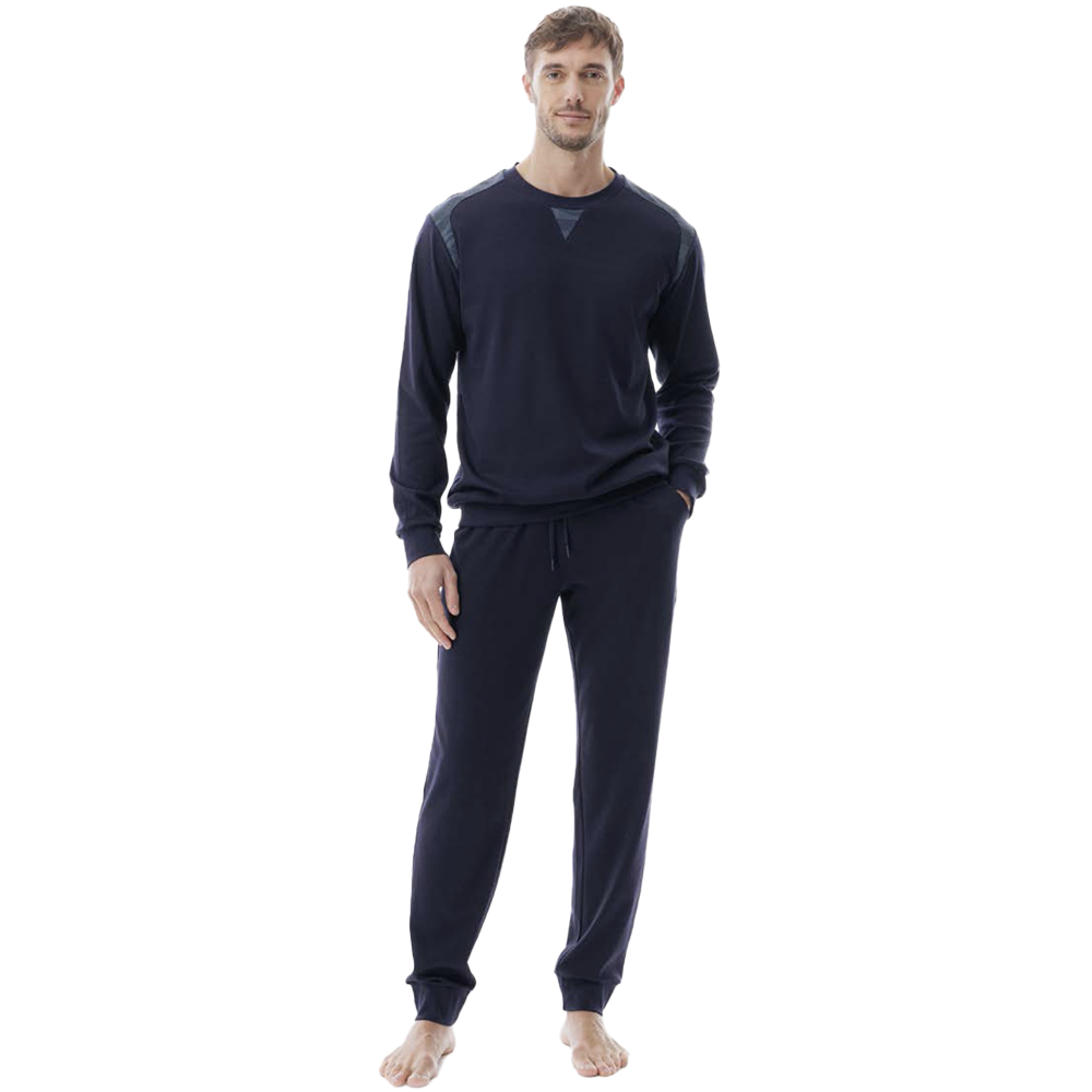 Jamas Pigiama da Uomo in Cotone Caldo IJ 9353 S75