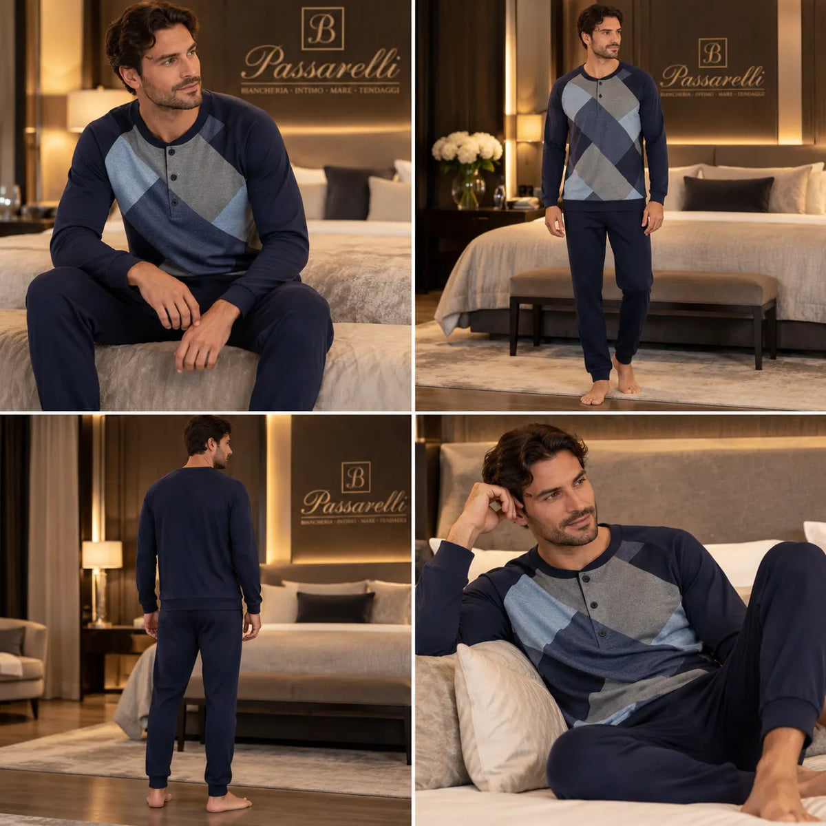 Jamas Pigiama da Uomo in Punto Milano IJ 2339