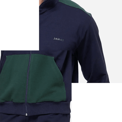 Jamas Tuta da Uomo Felpa con Zip IJ9281 S88 - Passarelli Biancheria