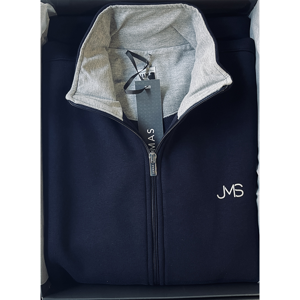 Jamas Giacca da Camera con Zip per Uomo Foster S80