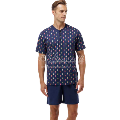 Jamas Pigiama Corto Estivo da Uomo EJ 9407 2504S54