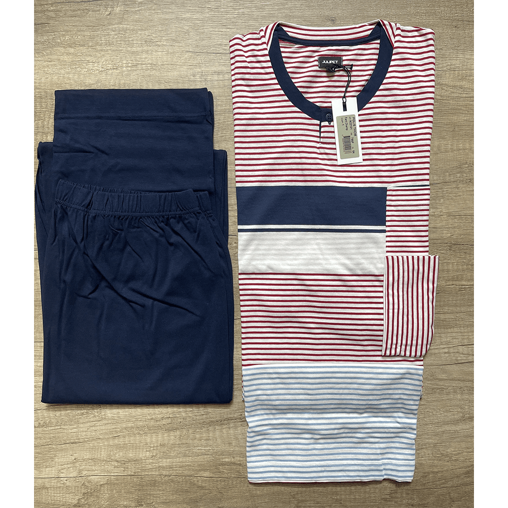 Julipet Pigiama da uomo in Cotone Leggero Thom N22101 S70 - Passarelli Biancheria