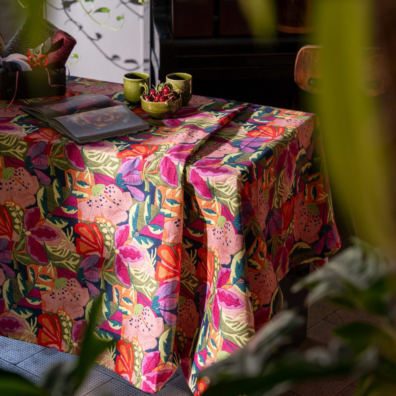 Tessitura Toscana Telerie Tovaglia in Cotone Kiriku - Varie Dimensioni