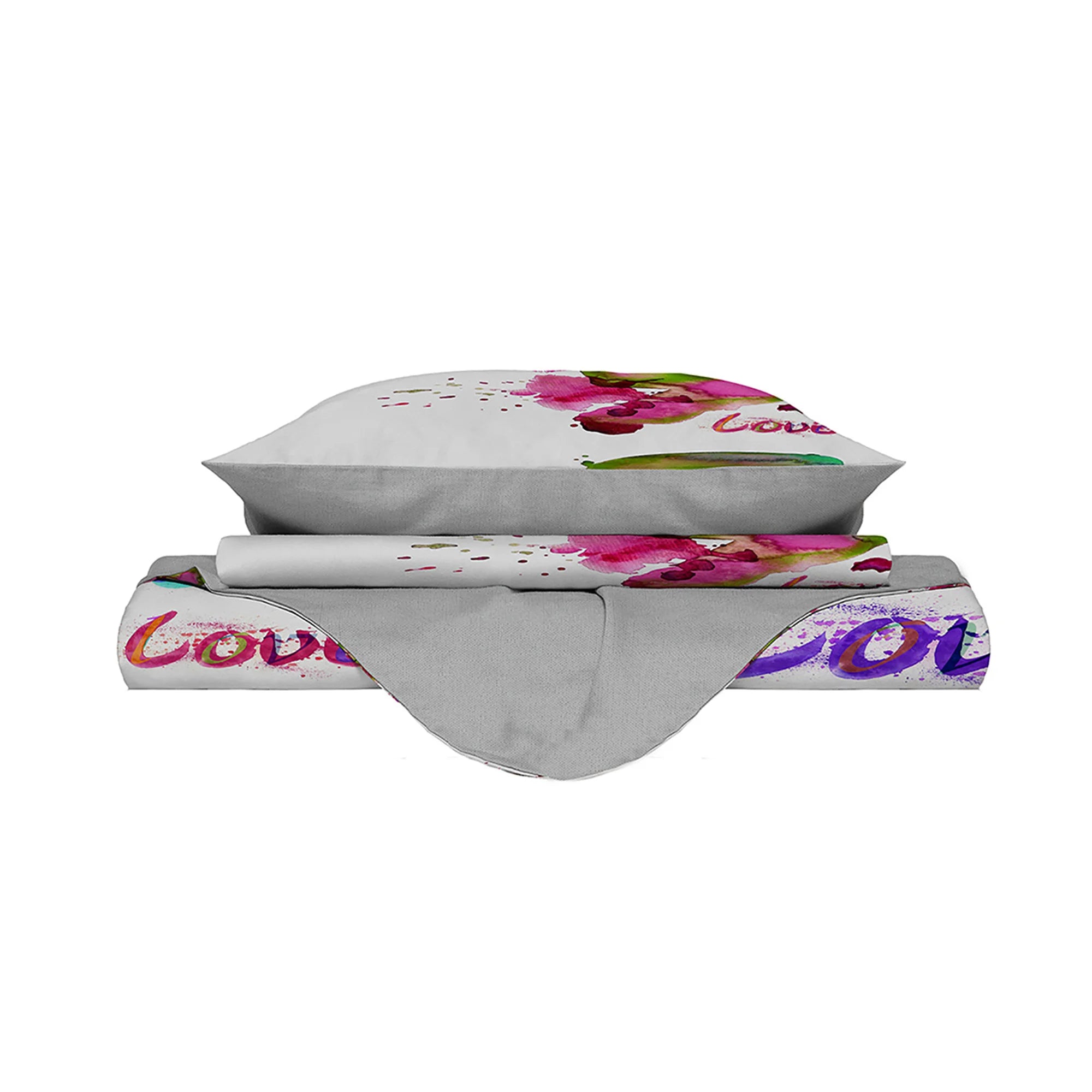 Kiosa Parure Copripiumino Matrimoniale in Cotone kio615 B70