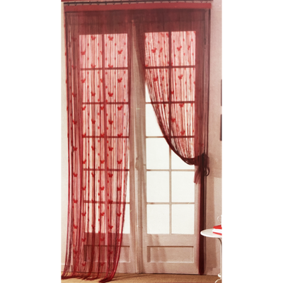 Linea Oro Pannello Tenda Fantafili Cuore 140x290cm S90