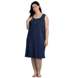 Lingery Camicia da Notte Spalla Larga in Jersey di Puro Cotone 9203 2505S30