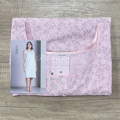 Lingery Camicia da Notte Spalla Larga in Mussola di Cotone 9198 2504S34