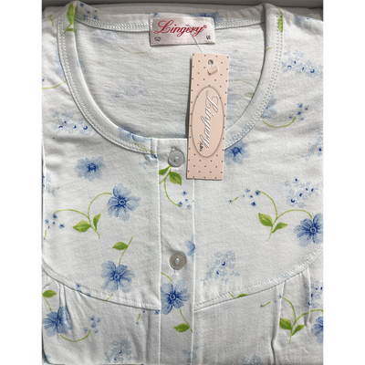 Lingery Pigiama in Cotone Jersey da Donna Aperto Avanti 2404S27