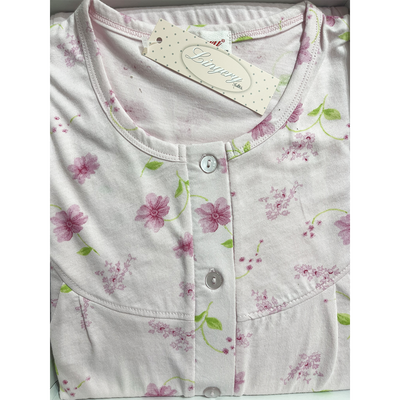 Lingery Pigiama in Cotone Jersey da Donna Aperto Avanti 2404S27