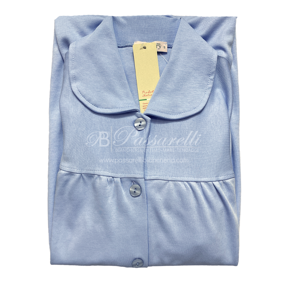 Lingery Vestaglia Maniche Lunghe in Jersey di Puro Cotone 8702/3 2509S36