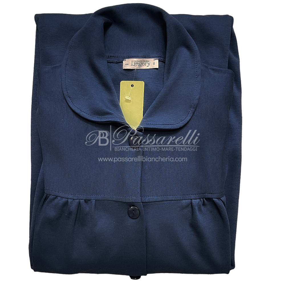 Lingery Vestaglia Maniche Lunghe in Jersey di Puro Cotone 8702/3 2509S36