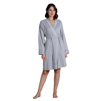 Lingery Vestaglia da Donna in Cotone Primaverile M.L. 8206 2504S36