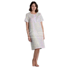 Lingery Camicia da Notte Maniche Corte in Mussola di Cotone 9197 2504S35