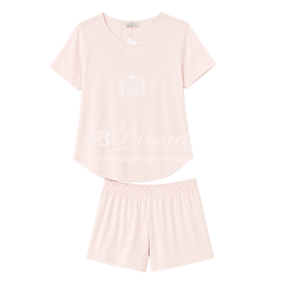 Liu Jo Pigiama Estivo da Donna Maniche Corte e Pantaloncino DL0070