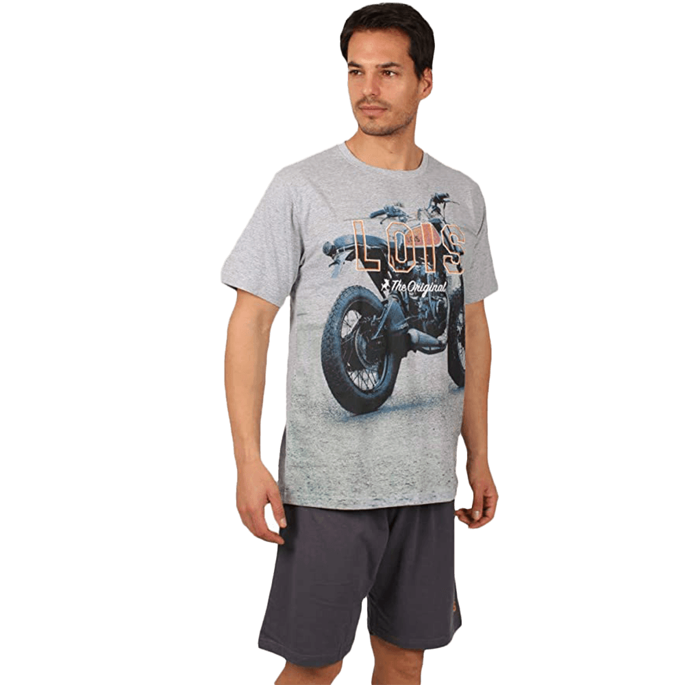 Lois Pigiama Estivo Corto da Uomo 54516 S22 - Passarelli Biancheria