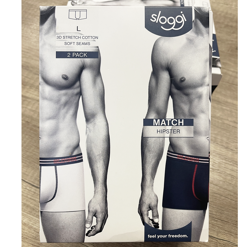 Sloggi Man 2 Boxer Match Hipster S20