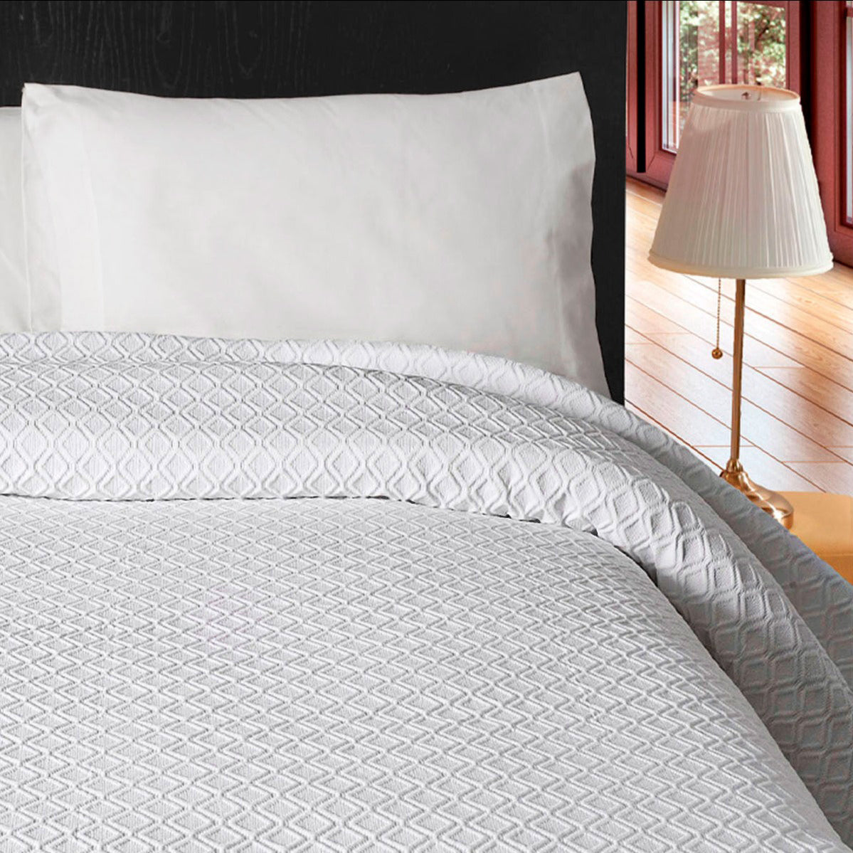Daunex Copriletto in Cotone con Fantasia Jacquard - Miro - Dimensioni Varie