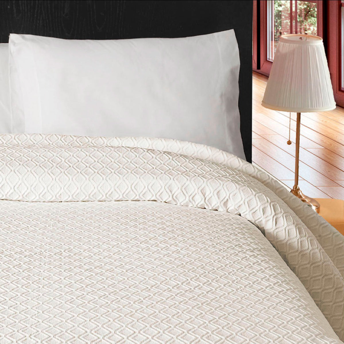 Daunex Copriletto in Cotone con Fantasia Jacquard - Miro - Dimensioni Varie