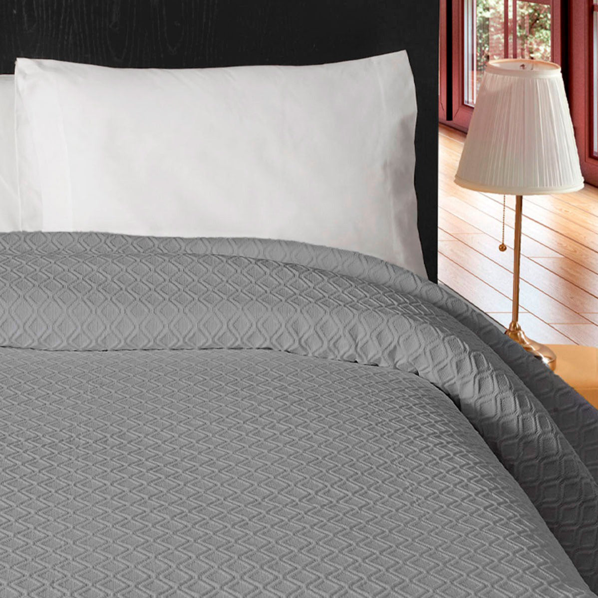 Daunex Copriletto in Cotone con Fantasia Jacquard - Miro - Dimensioni Varie
