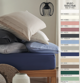 Maè by Via Roma 60 Coppia Federe Tekno Time® No Stiro – Morbide, Traspiranti, Made in Italy