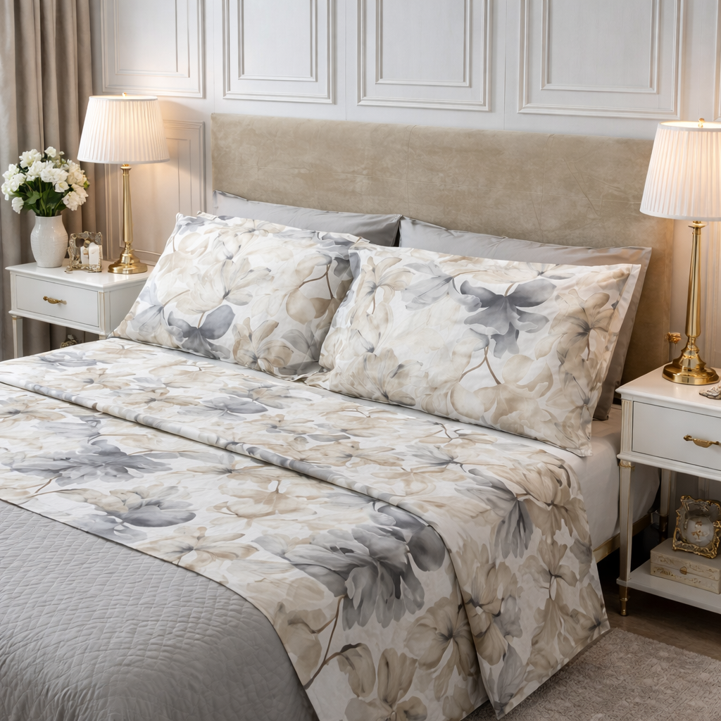 Maestri Cotonieri  Lenzuola 4 Federe Cherie Matrimoniale 2601BS64