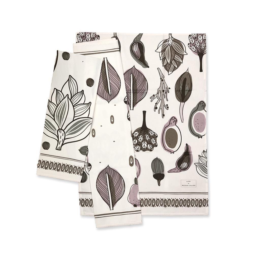 Maison Sucrèe Set 3 Canovacci Pintura Wabi D19 - Passarelli Biancheria