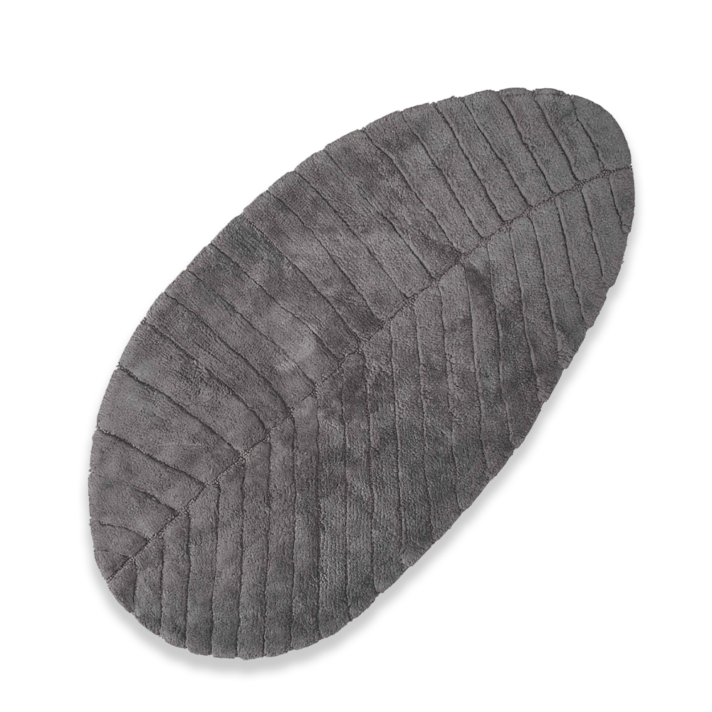 Maison Sucrée Tappeto bagno in cotone con trattamento antiscivolo Foglia S46