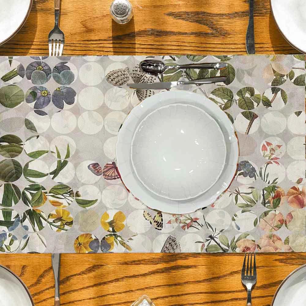 Maison Sucrèe Runner 45x150 Pintura Farfalle D18 - Passarelli Biancheria