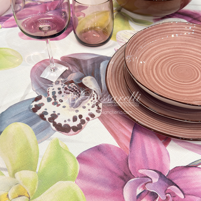 Maison Sucrée Tovaglia Antimacchia Orchidea - Varie Dimensioni