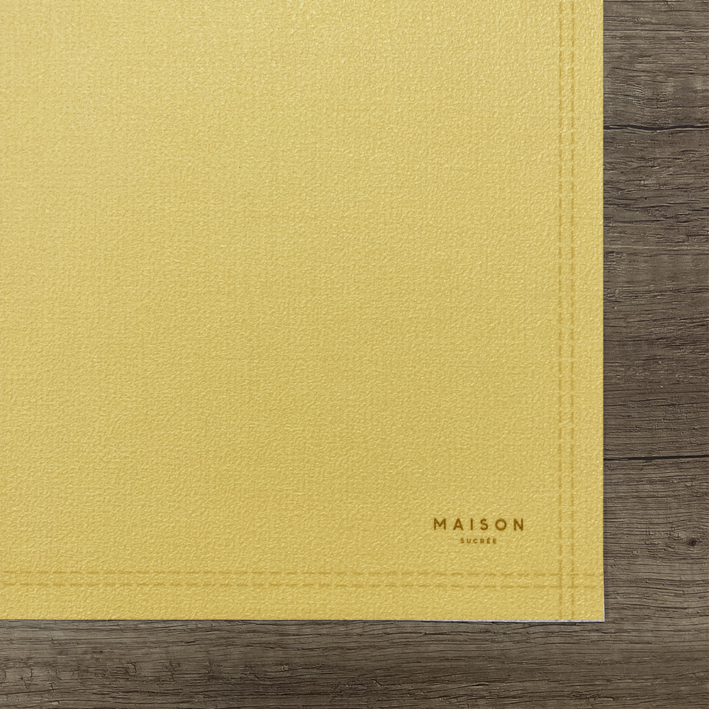 Maison Sucrée Tovaglietta da colazione in vinile Tinta Unita Essenziale - Vari Colori