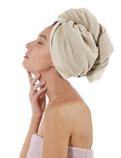 Maison Sucrée Turbante per Capelli in Spugna Pepe 450 S12
