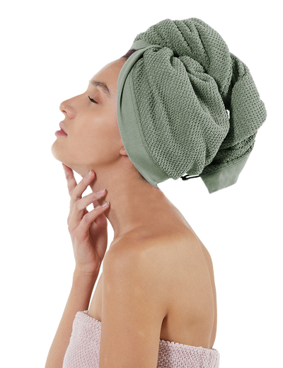 Maison Sucrée Turbante per Capelli in Spugna Pepe 450 S12