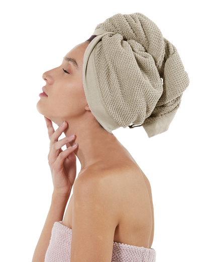 Maison Sucrée Turbante per Capelli in Spugna Pepe 450 S12