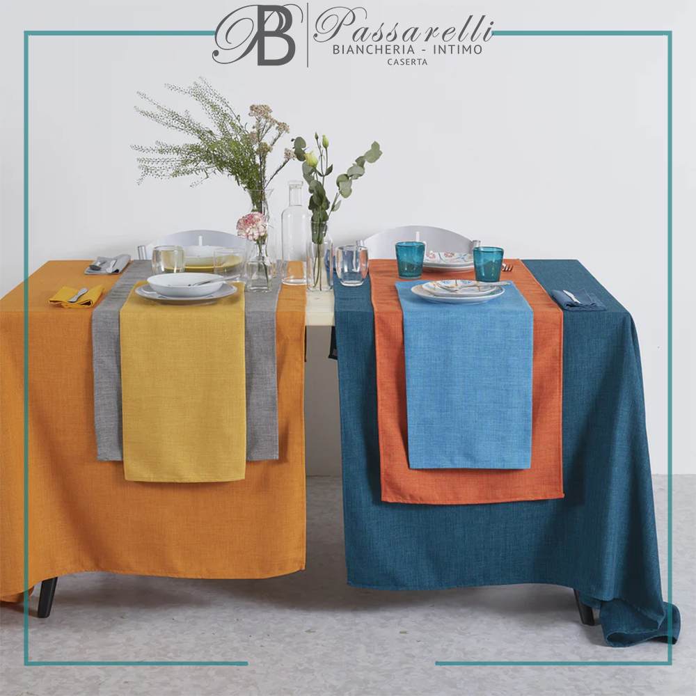 Maison Sucrée Tovaglia Antimacchia Tinta Unita Korin - Varie Dimensioni