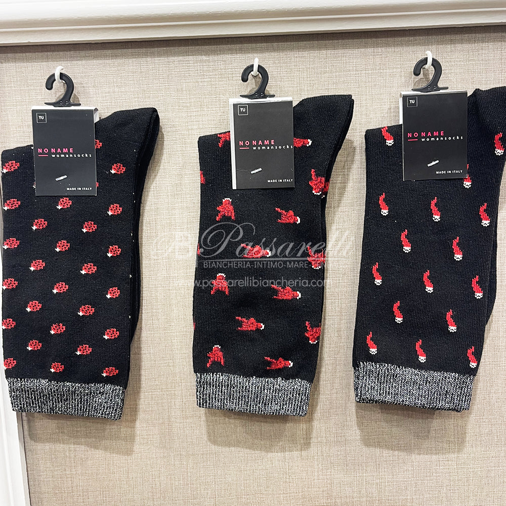 Mamma Mà 3 Calzini Invernale da Donna fantasia in caldo cotone - Vari Disegni 2410S10