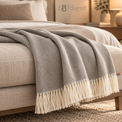 Mastro Raphaël Plaid Thais Mezza Spina Cotone 130x170 V15A0076