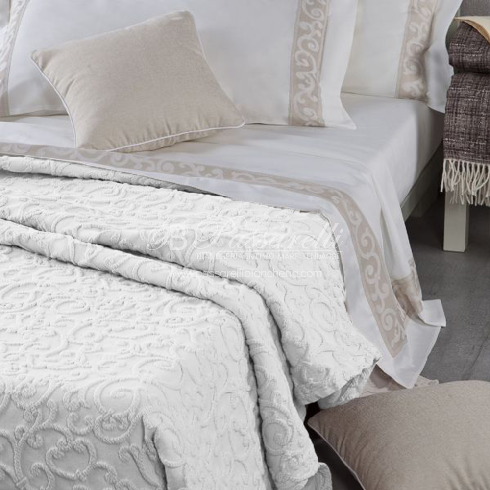 Mirabello Carrara Copriletto Estivo Matrimoniale in Cotone San Marco 2504S134