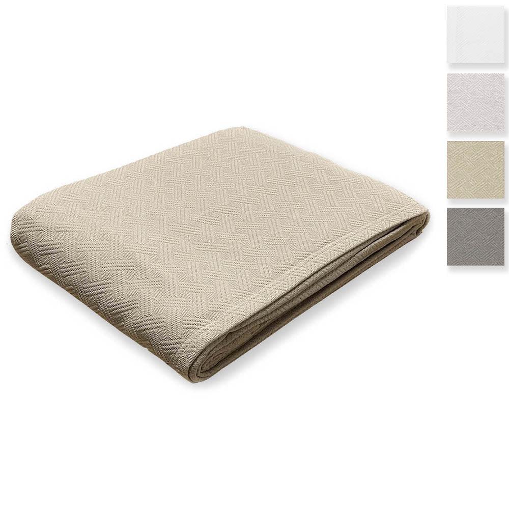 Mirabello Carrara Copriletto Estivo Piazza e Mezza Sardinia D64 - Passarelli Biancheria