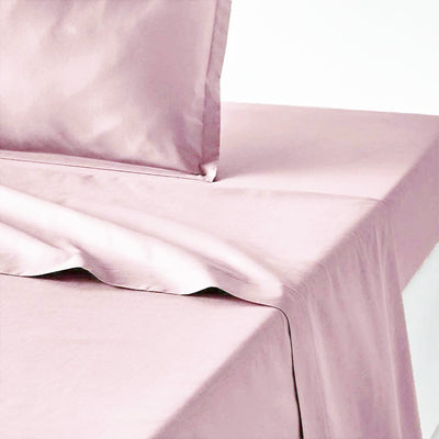 Mirabello Sheet Set for Double Bed in Percale Solid Color Louisiana S84 