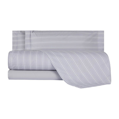 Mirabello Completo Lenzuola Copriletto in Percalle di Cotone Matrimoniale Oxford S100