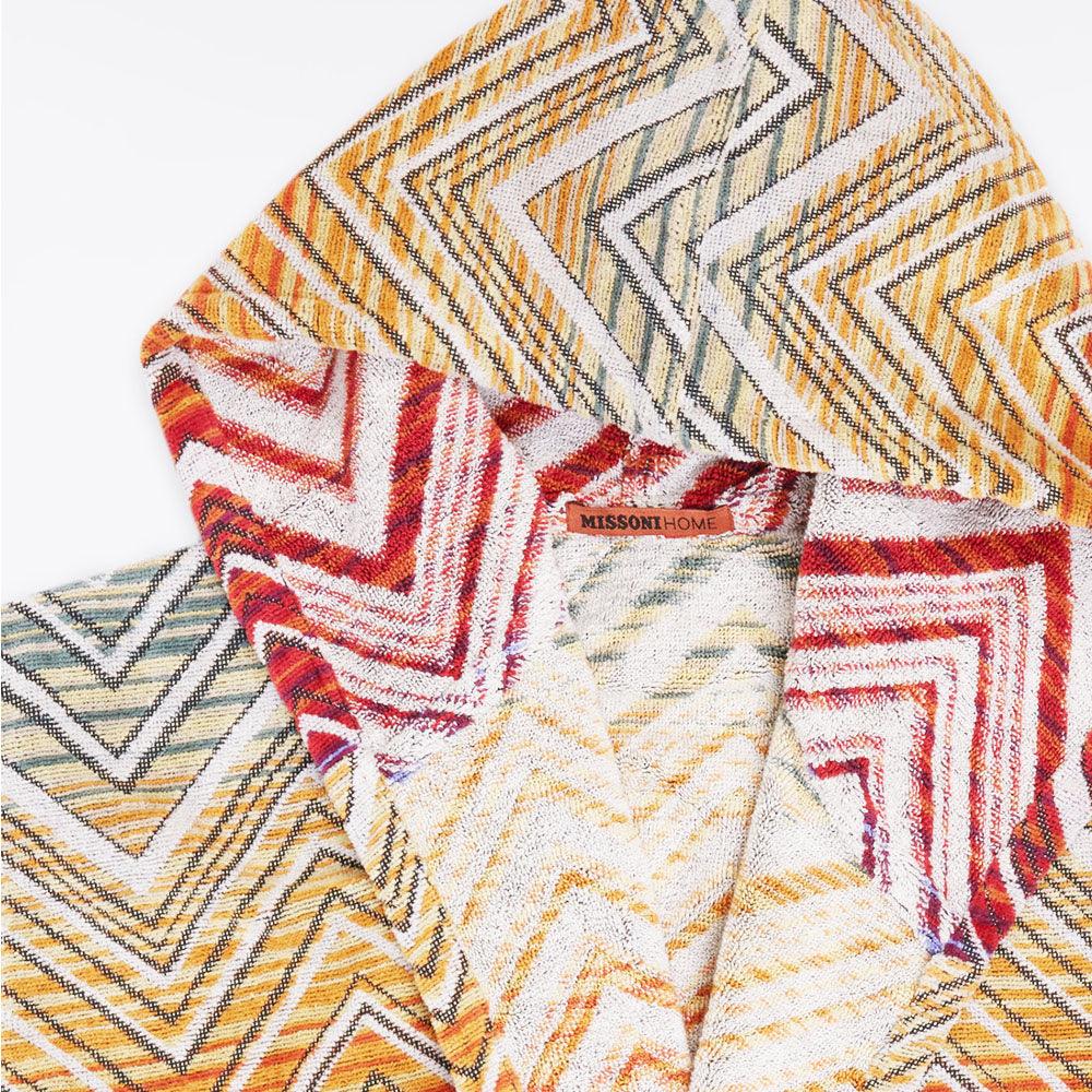 Missoni Accappatoio Unisex con Cappuccio Tolomeo 1T3AC99705 S180 - Passarelli Biancheria