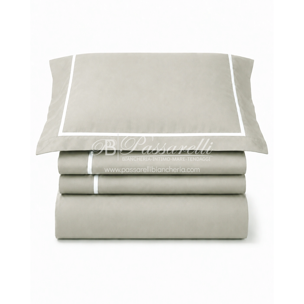 Mon Amour Completo Lenzuola Matrimoniale in Cotone Federica