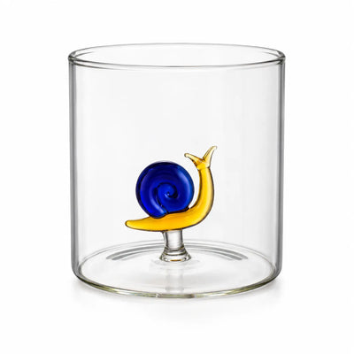 Montemaggi 6 Bicchiere Assortiti Acqua Animaletti in Vetro Borosilicato CVT646