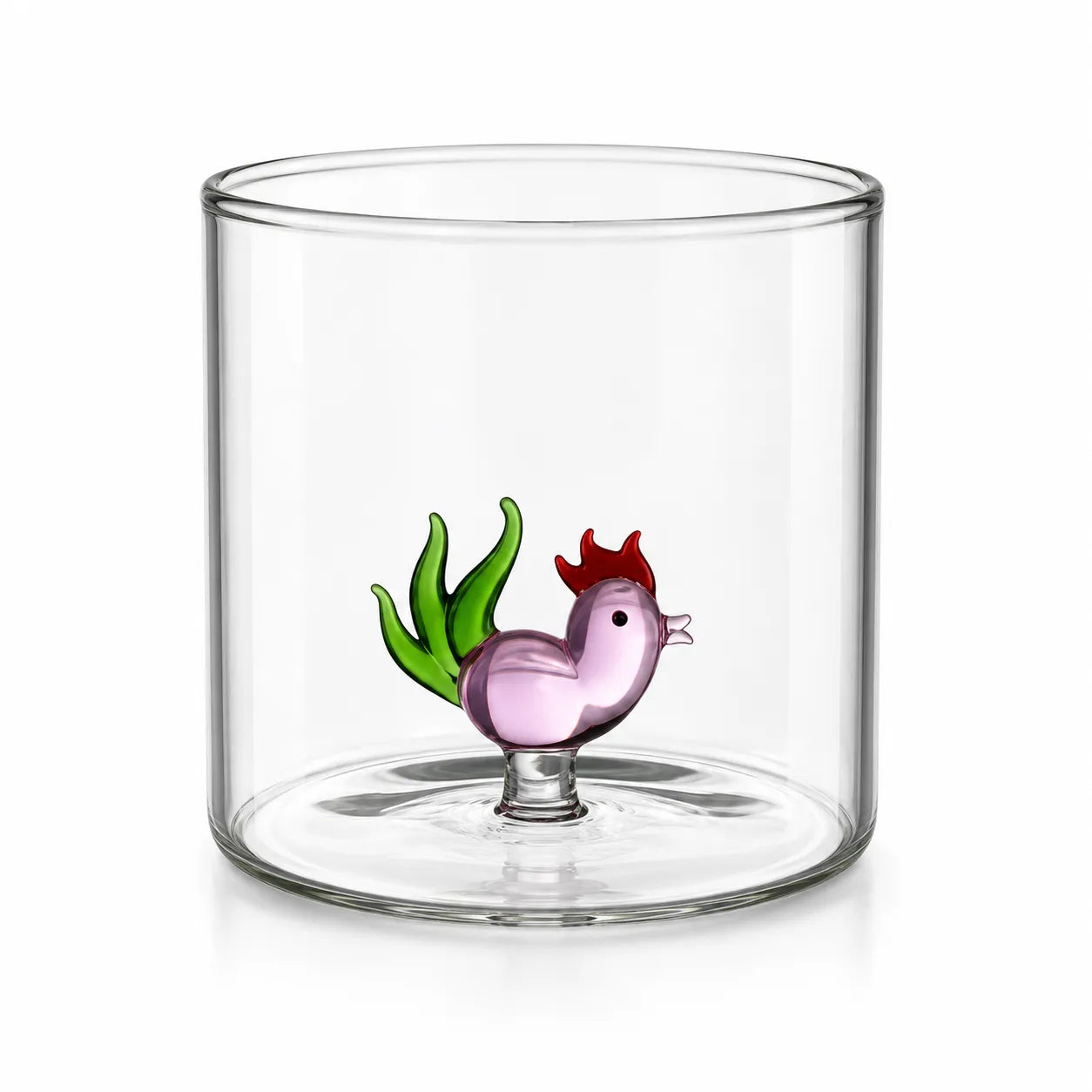 Montemaggi 6 Bicchiere Assortiti Acqua Animaletti in Vetro Borosilicato CVT646