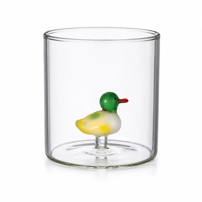 Montemaggi 6 Bicchiere Assortiti Acqua Animaletti in Vetro Borosilicato CVT646