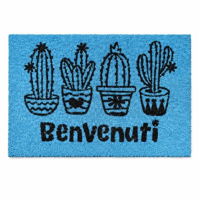 Montemaggi Zerbino Cocco Benvenuti 60x37cm Colori Assortiti