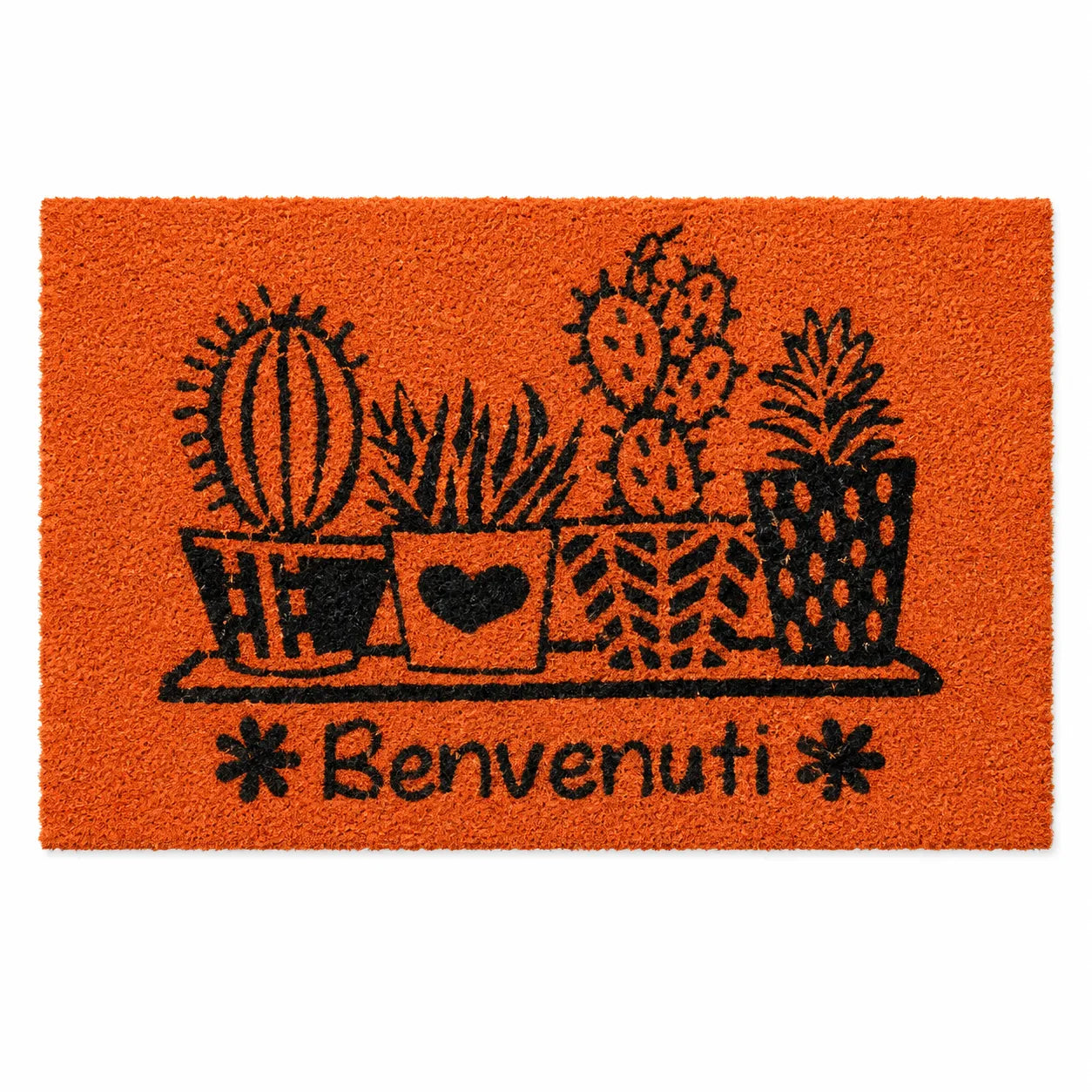 Montemaggi Zerbino Cocco Benvenuti 60x37cm Colori Assortiti