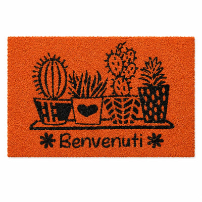 Montemaggi Zerbino Cocco Benvenuti 60x37cm Colori Assortiti