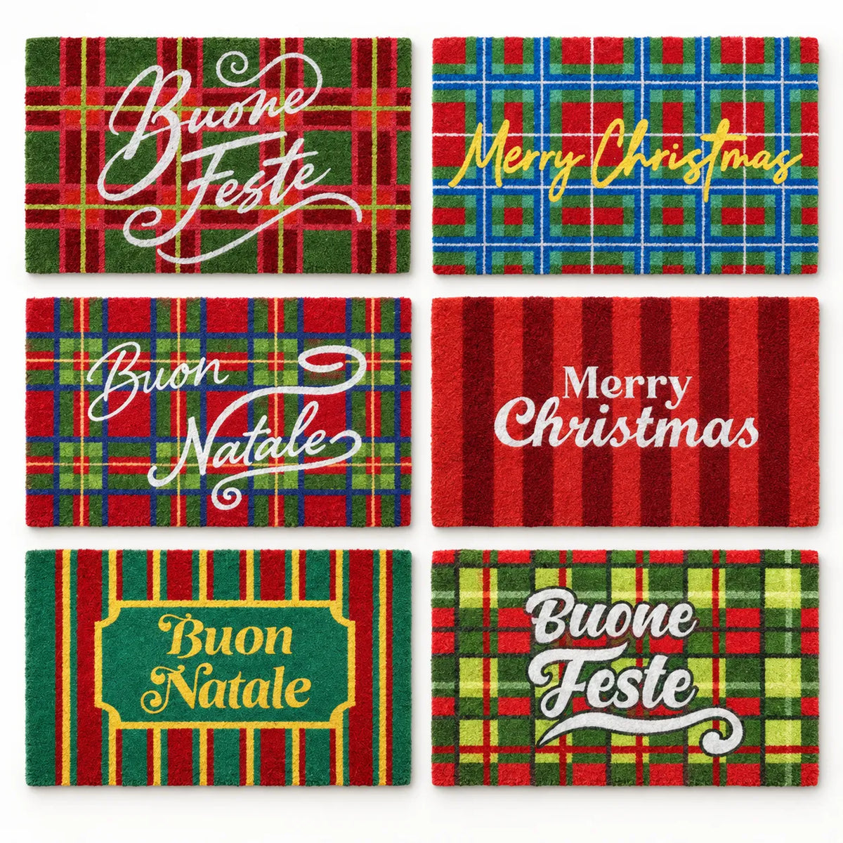Montemaggi Zerbino Cocco “Buon Natale” 70x40 Fantasie Assortite